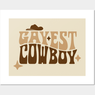 gayest cowboy Posters and Art